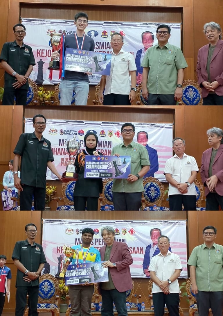 FM Wonng jianwen WIM Puteri Munajjah Malaysia chess championship 2024