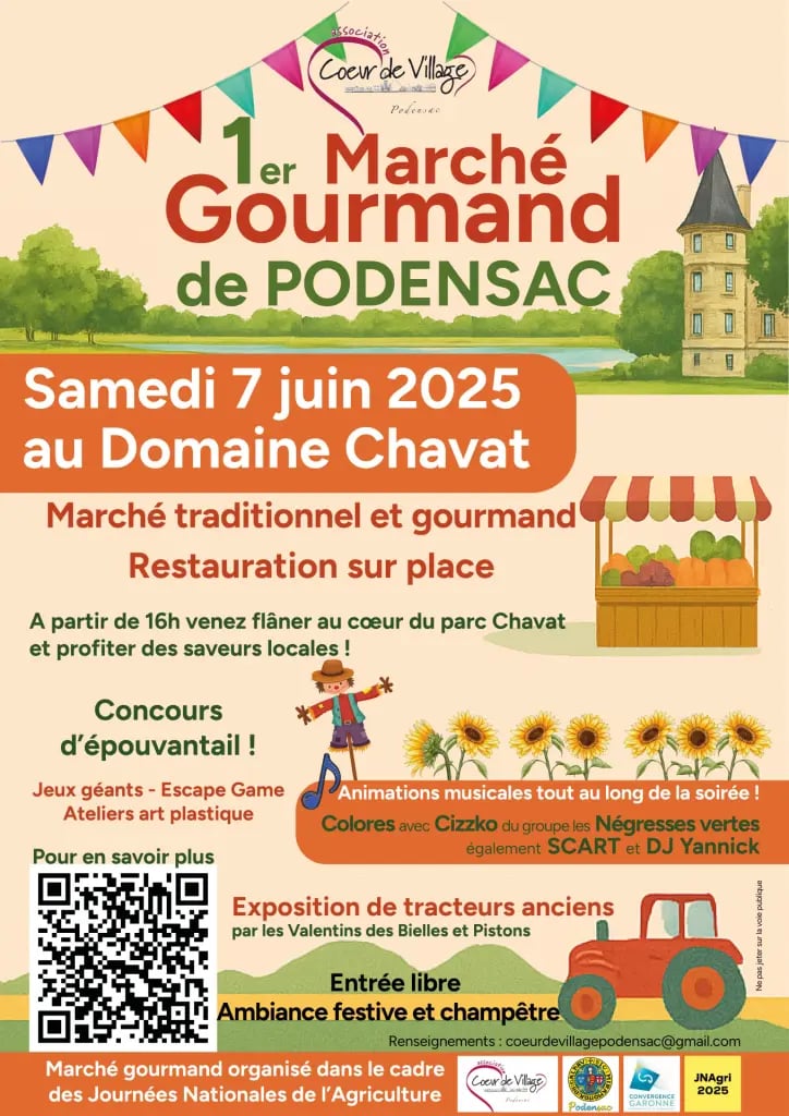 marché gourmand Podensac