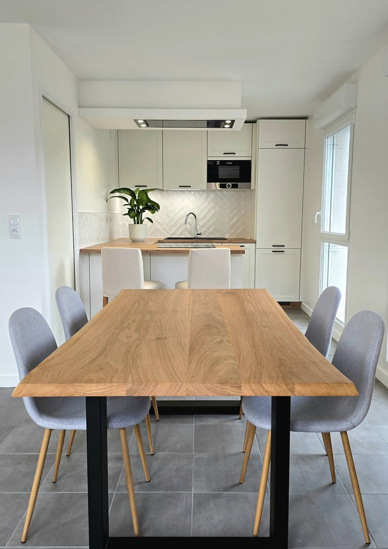 table en chêne massif à manissieux