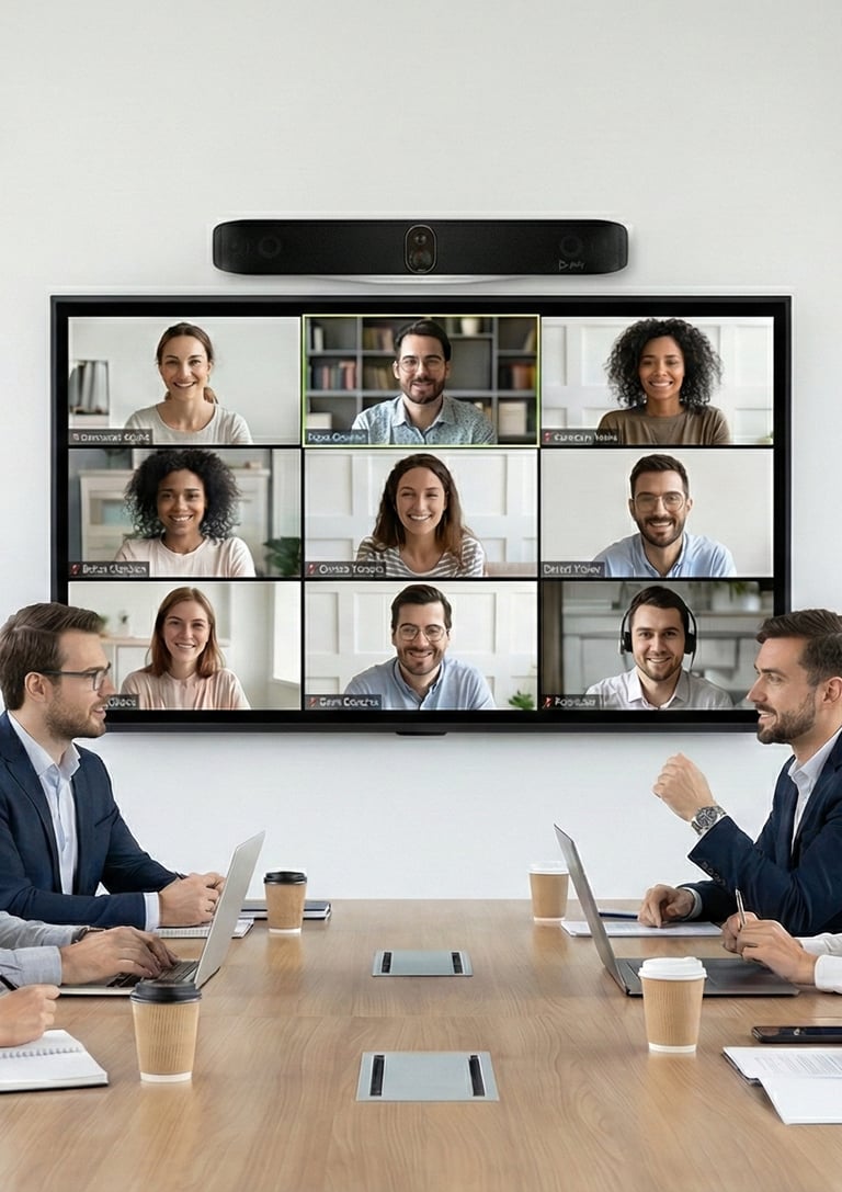 Video and audio conference equipment for professional meeting rooms in Egypt