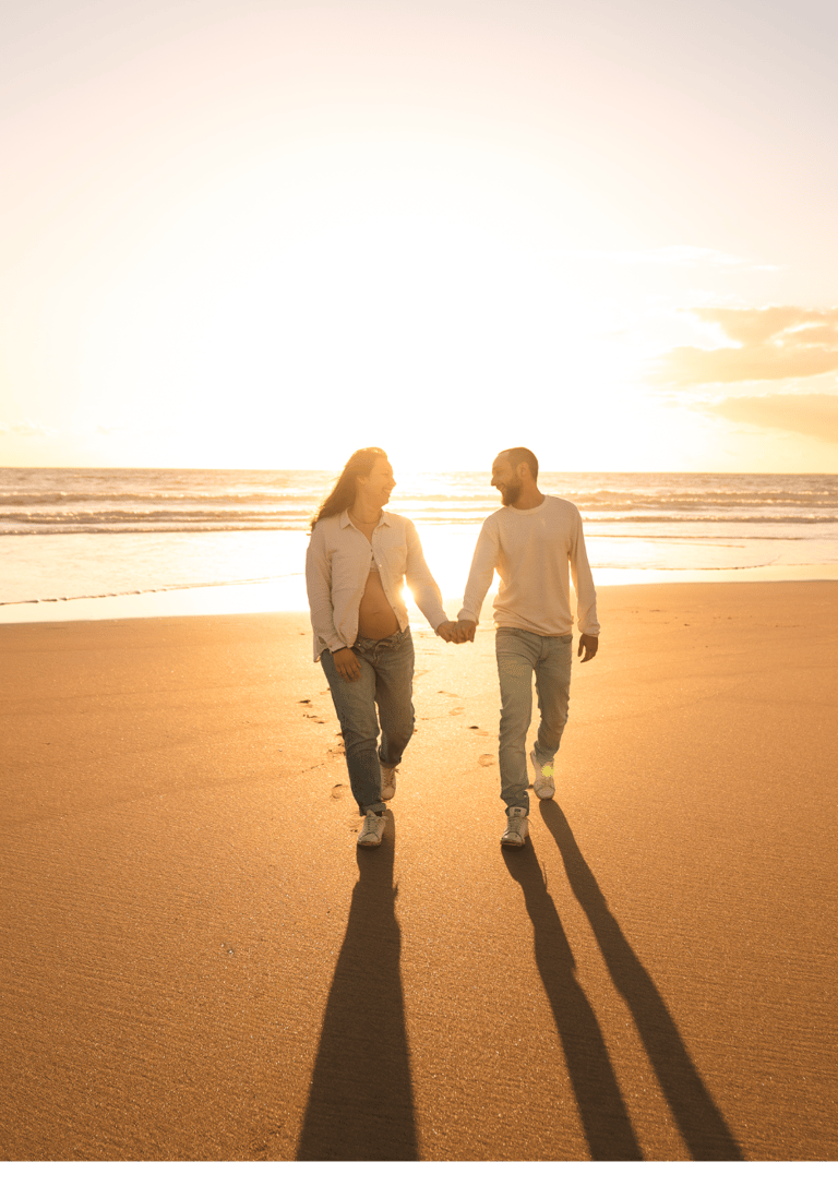 photographe de couple à la plage