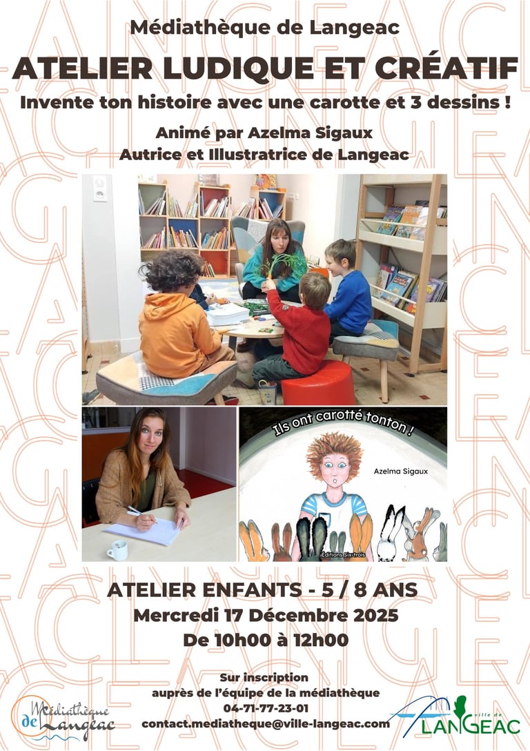 Atelier médiathèque langeac