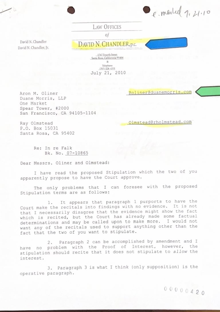 David Chandler with Ron Oliner are flawed