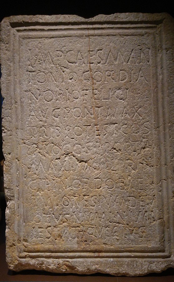 pedestal Gordiano III