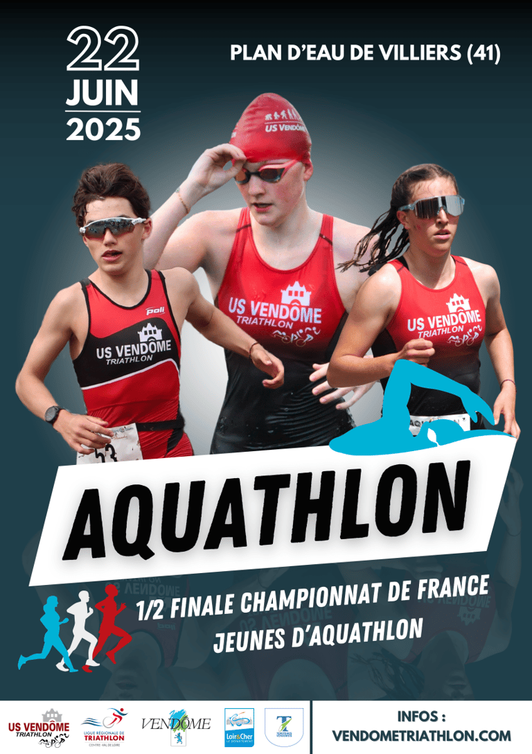 affiche aquathlon