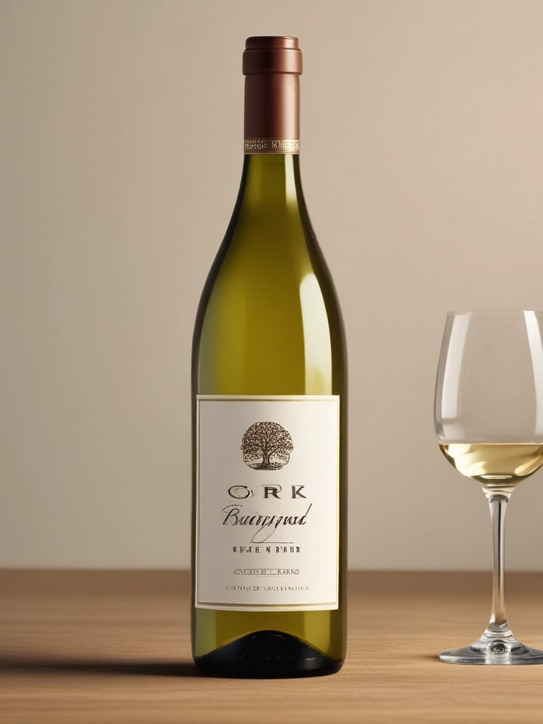 A vibrant photograph of a deep red Merlot bottle next to a glass filled with rich red wine on a wooden table.