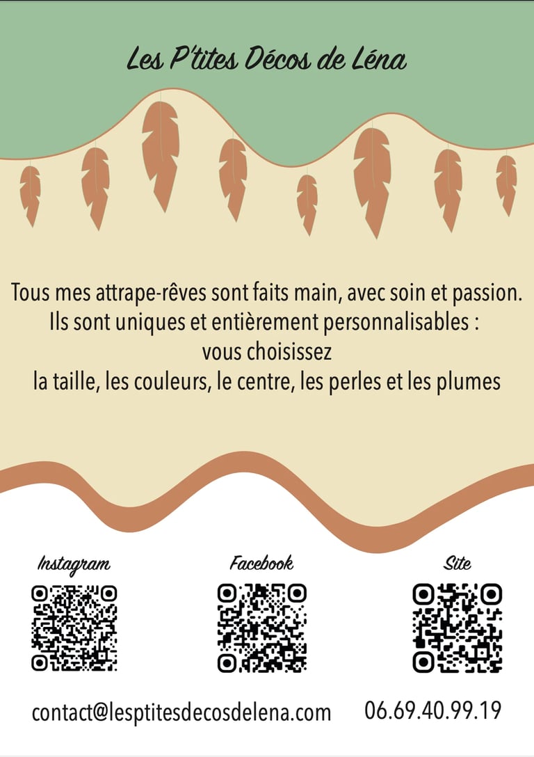 flyers les p'tites decos de lena verso