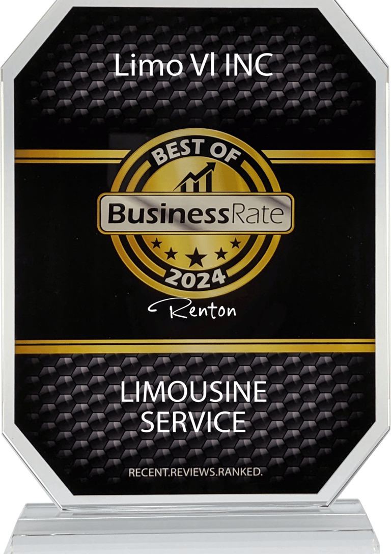a business award plaque for limoonie limo limo limo