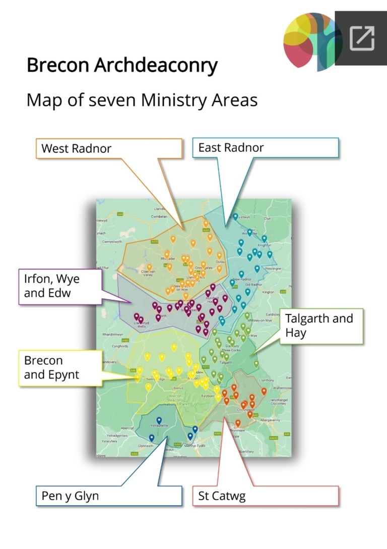 Ministry Area Map