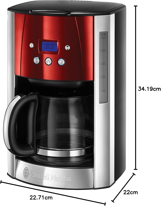 cafetera de filtro russell hobbs cafetera russell hobbs luna red cafetera russell hobbs