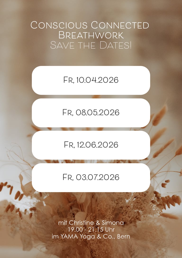 Conscious Connected Breathwork im Yama in Bern mit Christine und Simone.