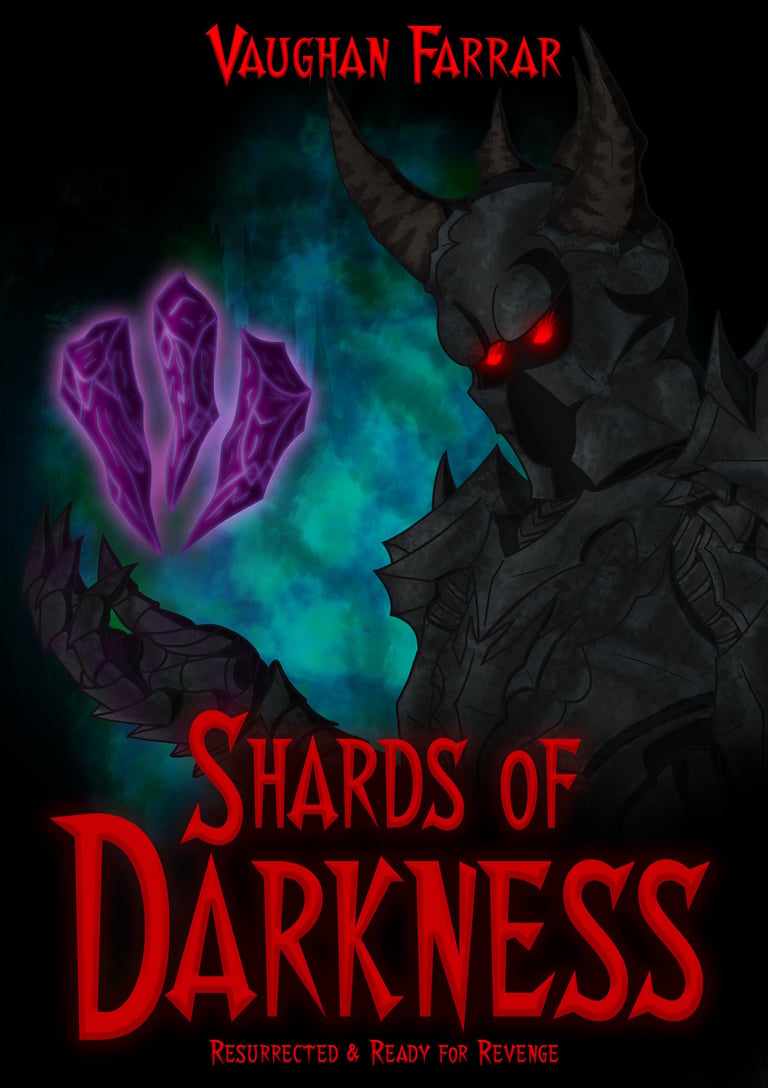 Shards of Darkness, Vaughan Farrar, Dark Lord, Fantasy Book, Sword and Sorcery, Magic, Evil