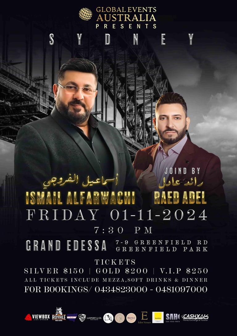 Ismail ALFarwachi Sydney Concert 2024