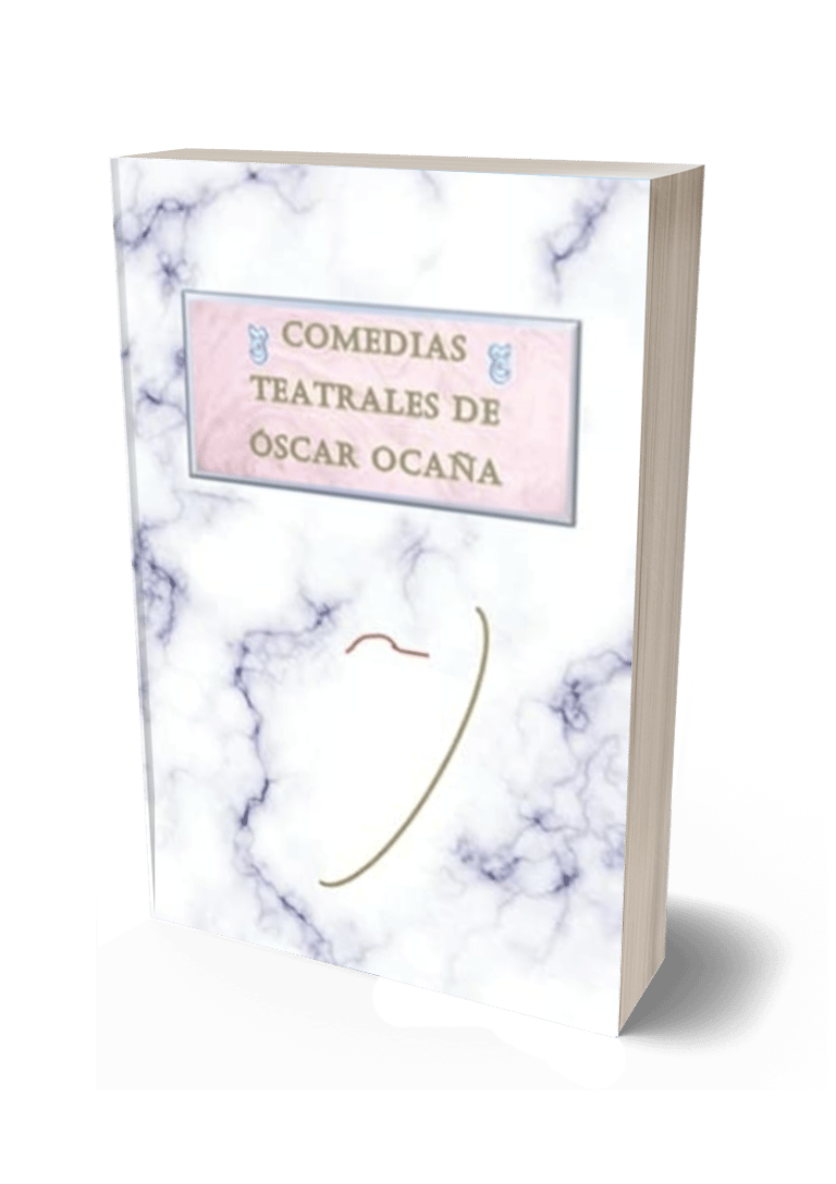 Portada del libro de antología de teatro 'Comedias Teatrales de Óscar Ocaña'