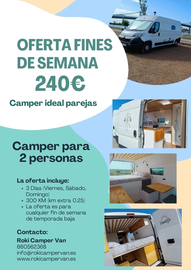 oferta fin de semana camper
