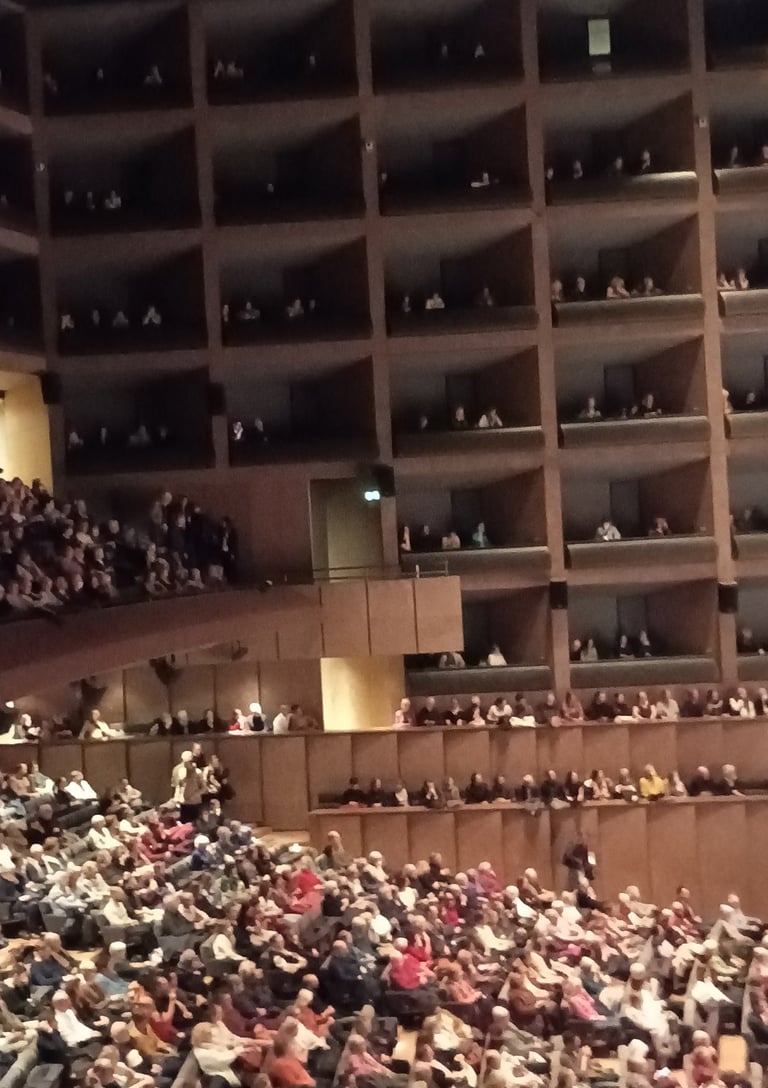 Every seat was taken