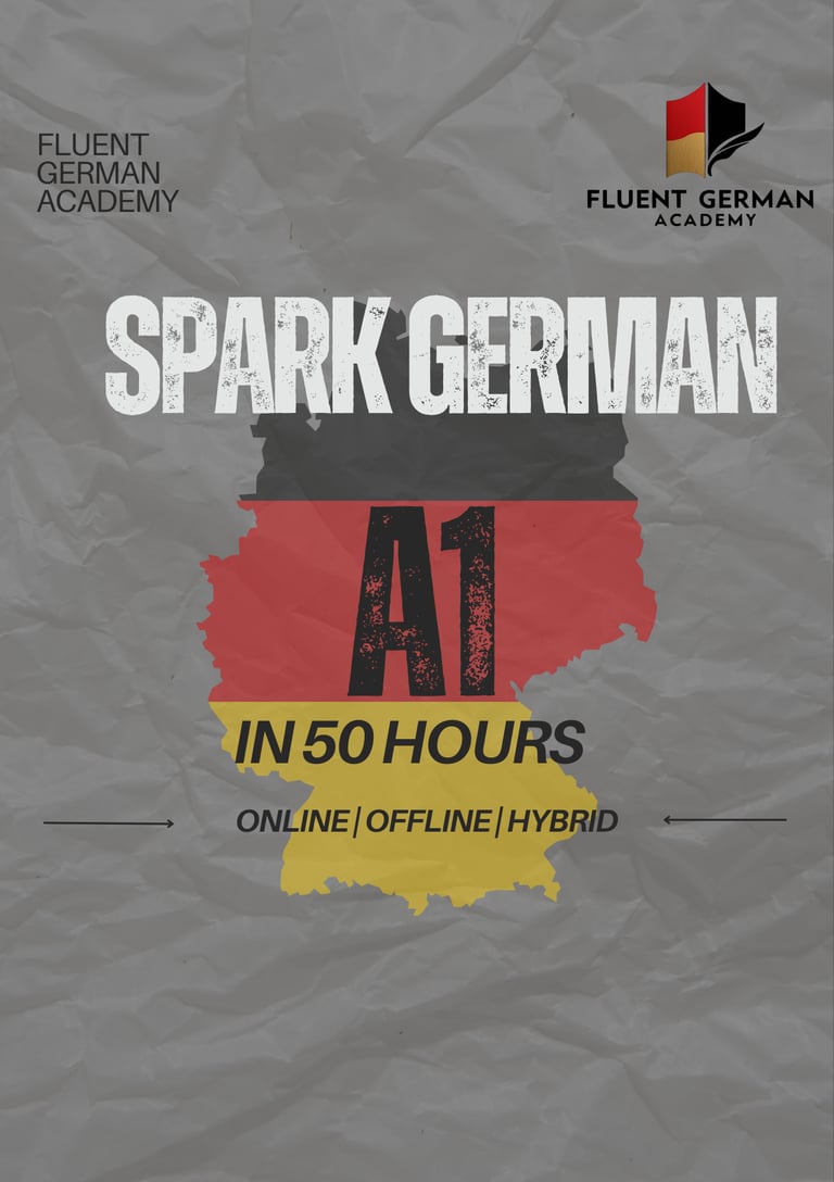 Best German Language Class Chennai A1 Level Poster