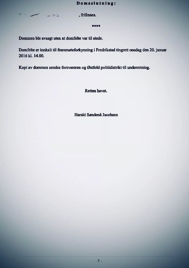 sigurd vestrheim, Hege Finsveen, Fredrikstad , Oslo, Salah hassan al saadi