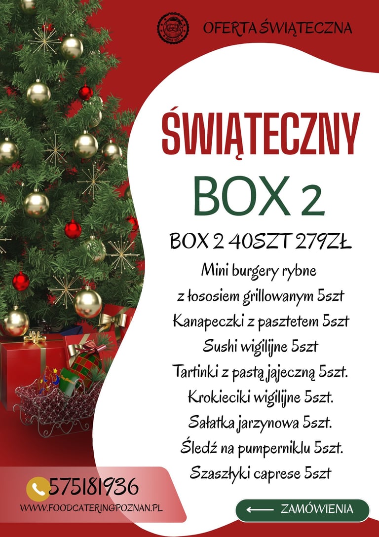 ŚWIĄTECZNY BOX 40SZT 279ZŁ