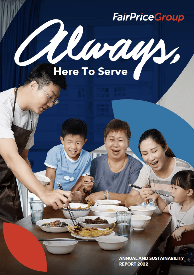 FairPrice Group annual and sustainability report – cover