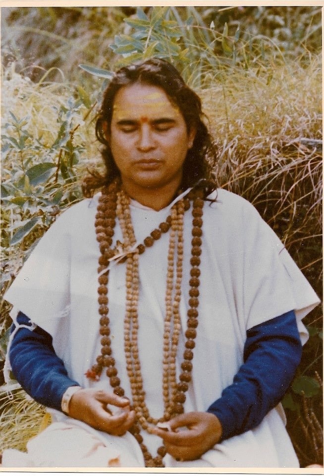 Shri Babaji in meditation