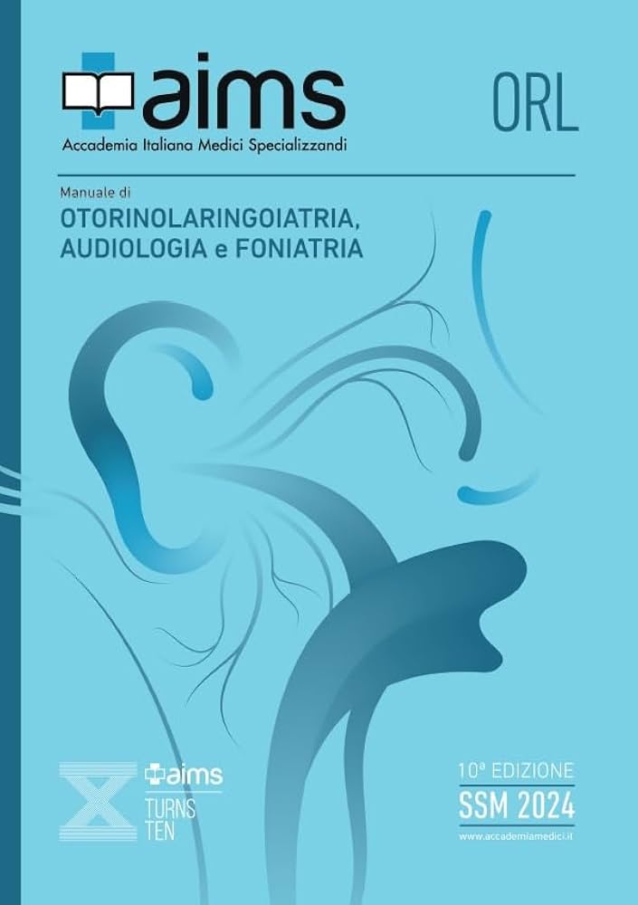 copertina di un manuale di medicina coautore otorino Dr Porro
