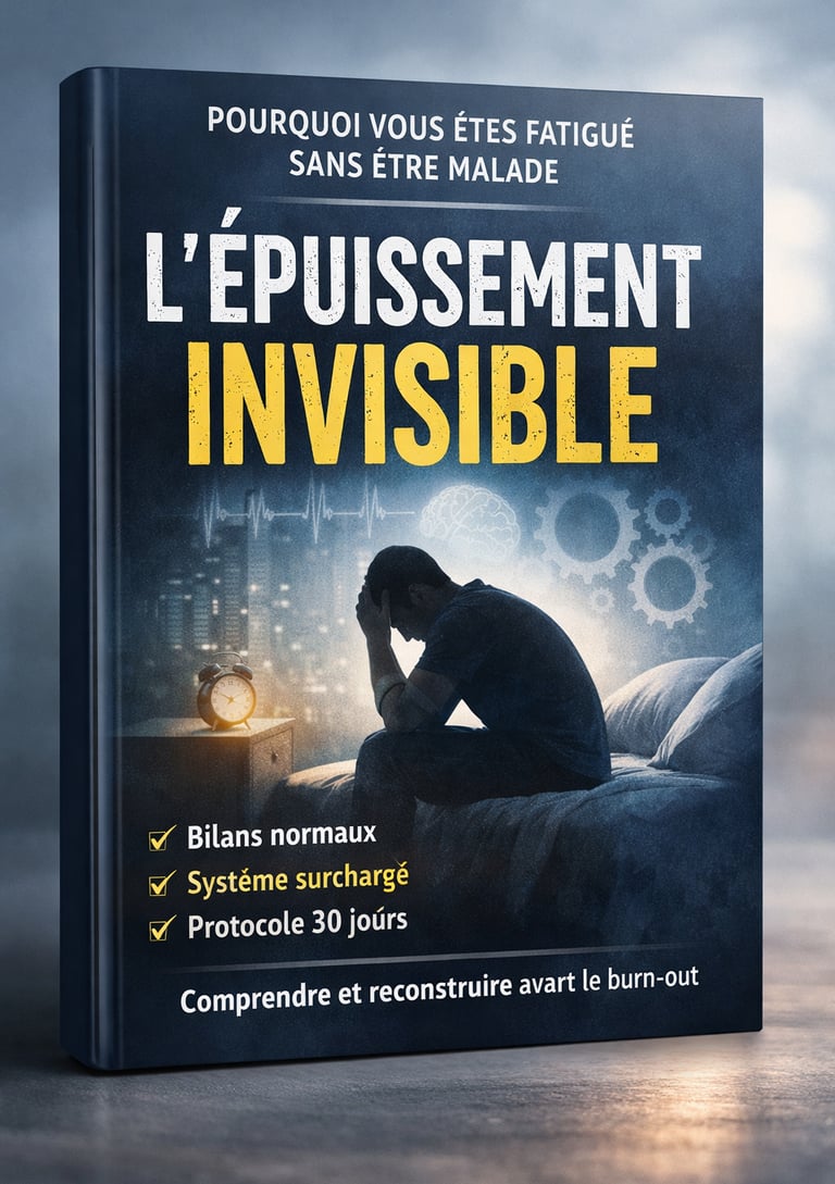 Épuisement invisible : pourquoi vos bilans sont normaux mais votre fatigue persiste. Comprendre le d