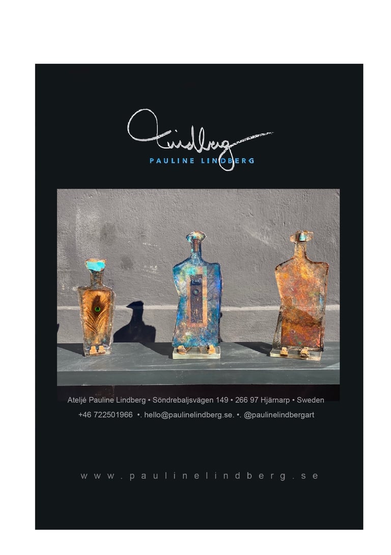 Pauline Lindberg - artist - promotional brochure