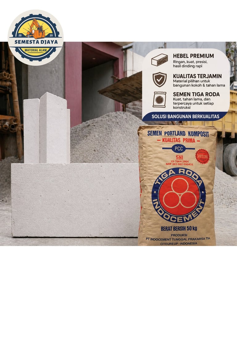 Jual bata ringan hebel SNI Jakarta Bekasi