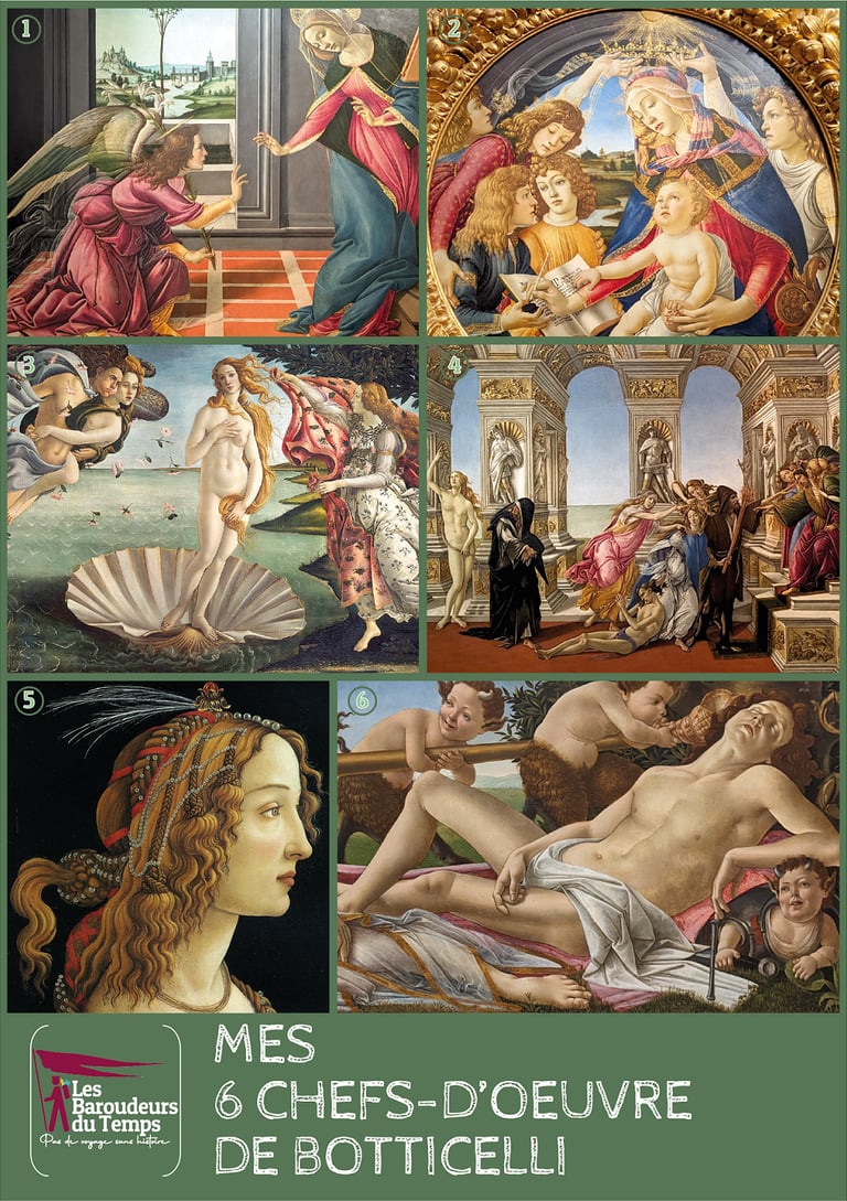 Mes 6 chefs d'oeuvre de Botticelli