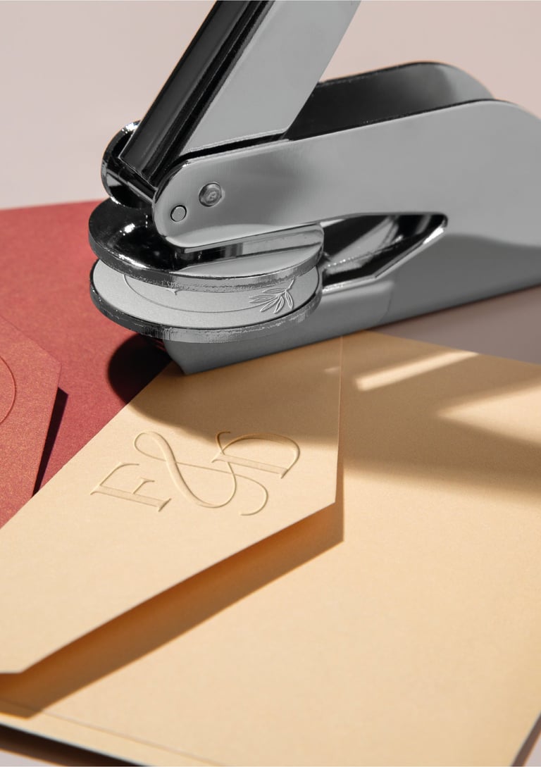 sellos de boda relieve