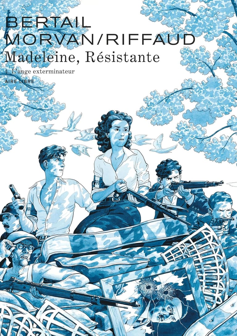 Première de couverture du tome 4 de la BD Madeleine résistante