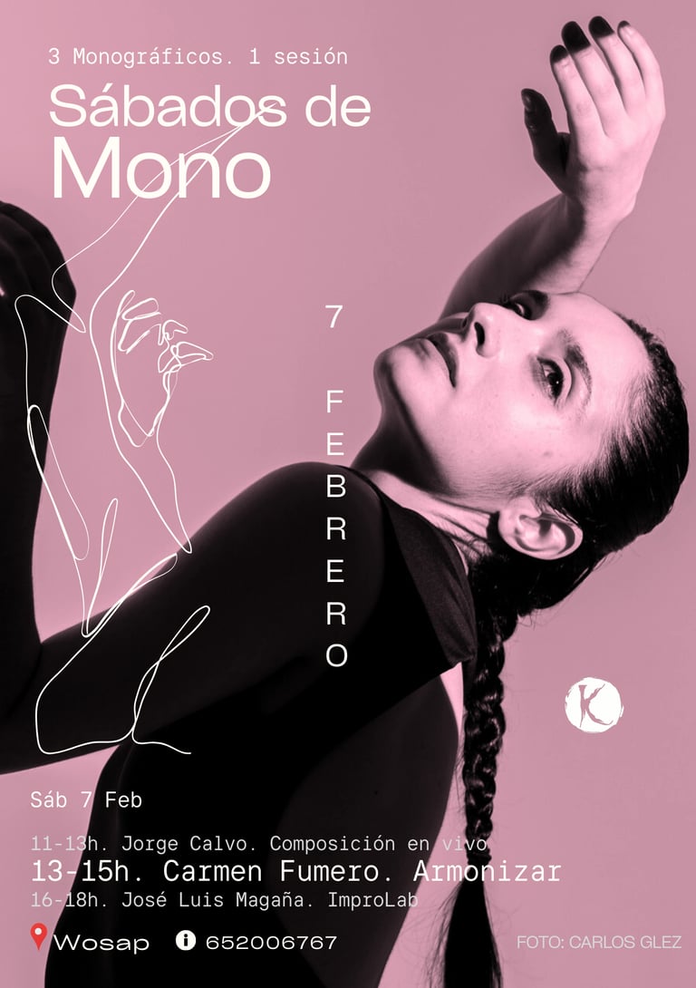 a woman in a black and white dress with a pink background