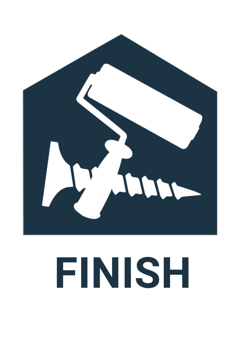 Home finishing - painting, stopping, fixing, insulation