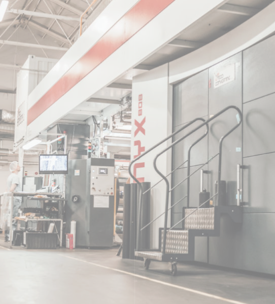 Widok pałuckiej drukarni opakowań ze smart instalacjami dla przemysłu w Janowcu Wielkopolskim