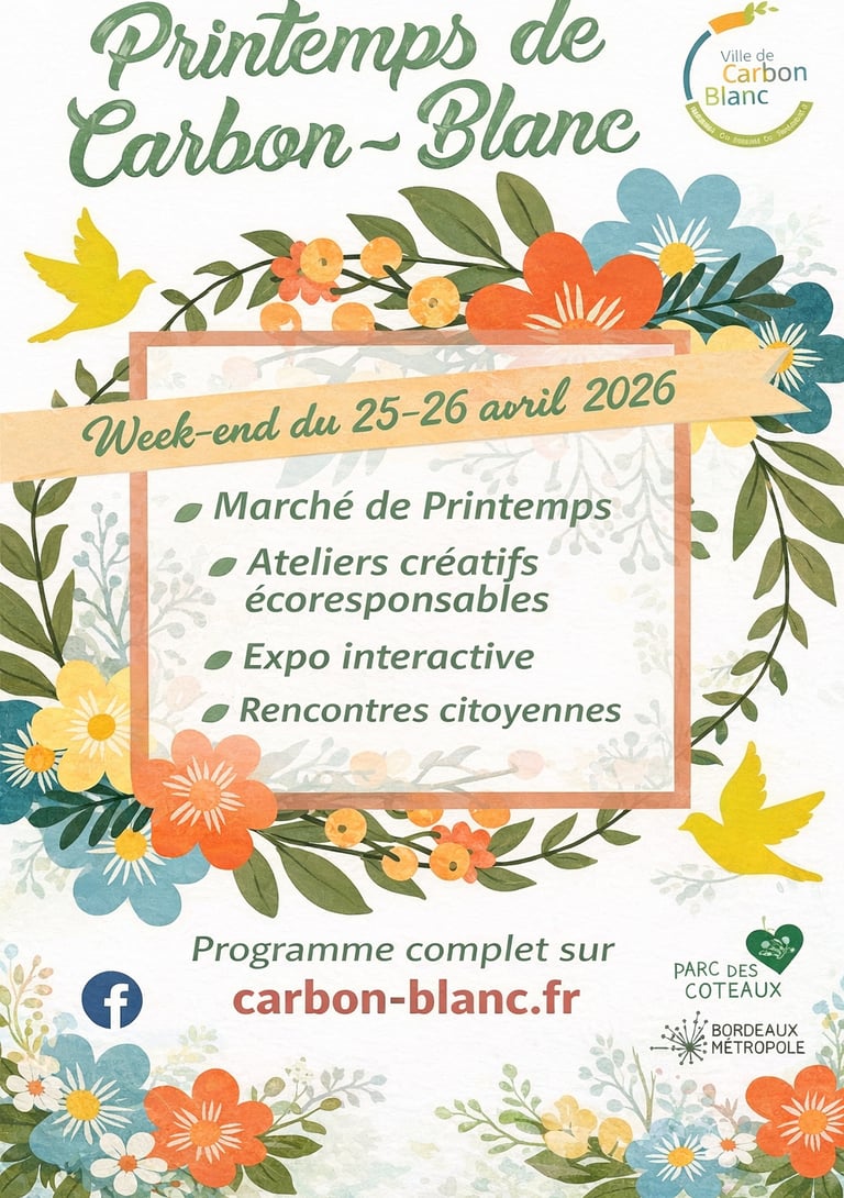 Printemps de Carbon Blanc 26 avril 2026