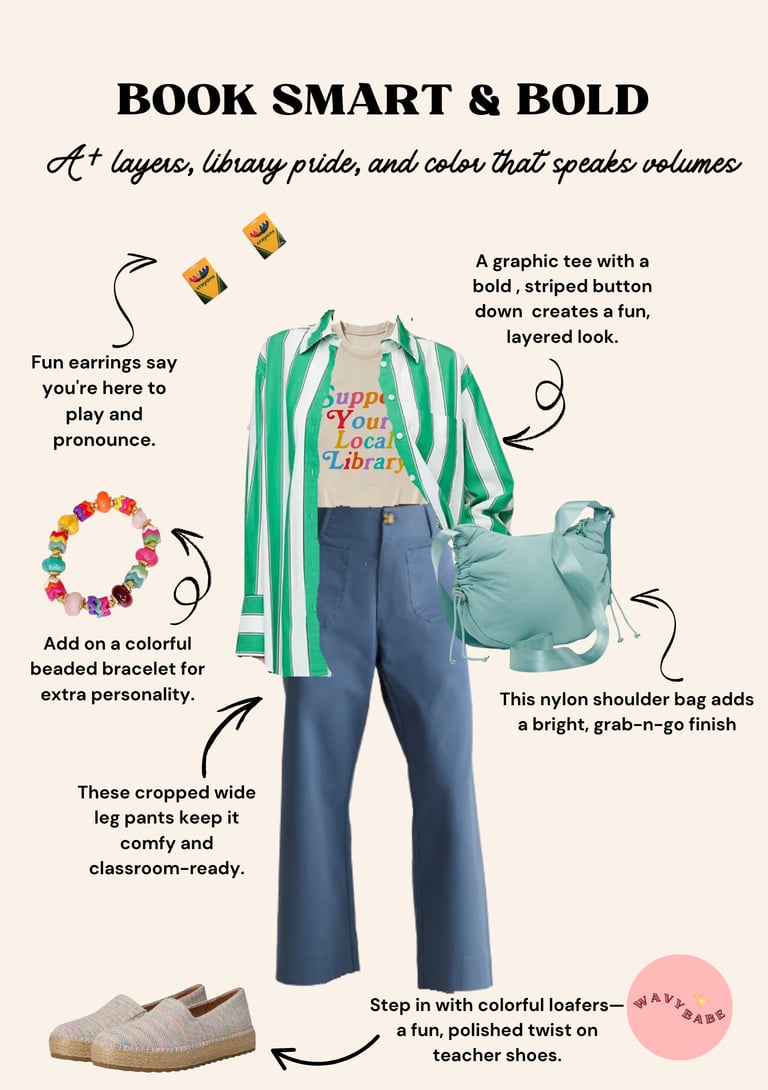 Speech therapy outfit with words book smart & bold 