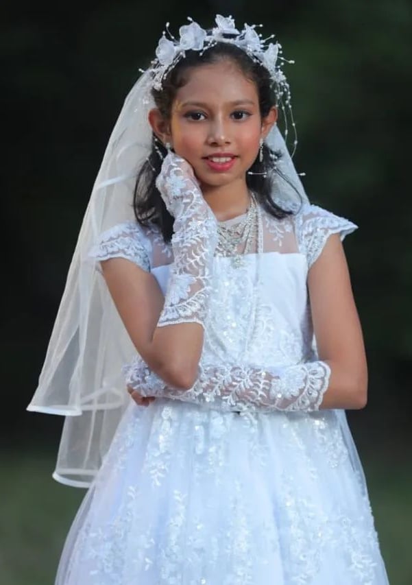 beautiful dress little bride communion dress