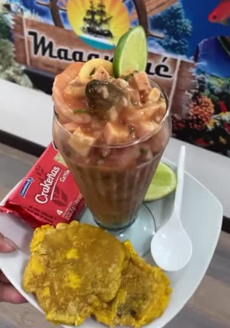 Ceviche, restaurante Magangue Altavista Quimbaya
