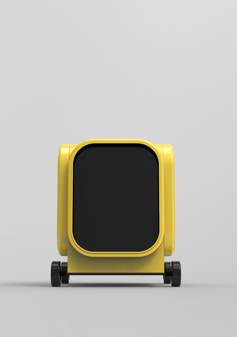 Bapsule : Portable metal food pop-up with sleek counter space.