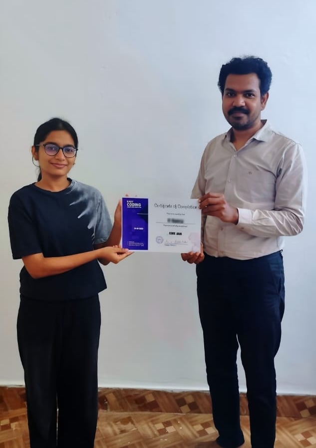 certificate presentation