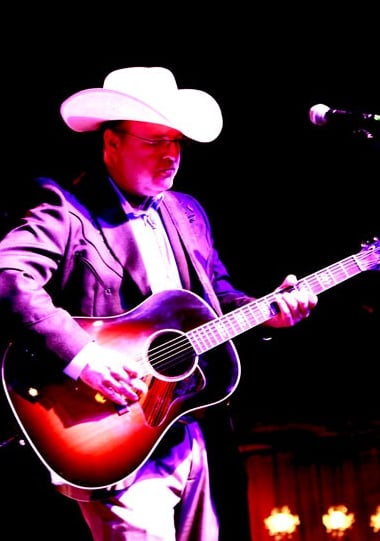 Guitarist at a business event - Burke Long