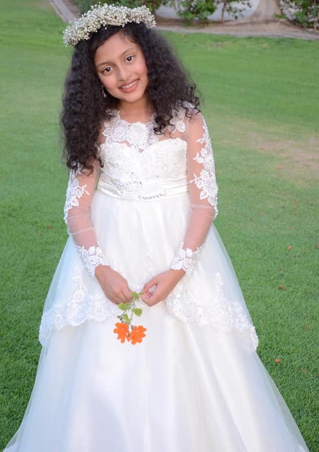 beautiful dress little bride communion dress