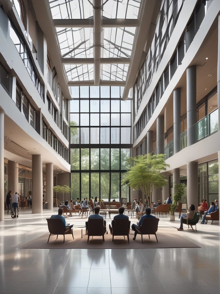 Photo of a cheerful student receiving admission documents from a consultant at Mr Global Study Network office in Dhaka.