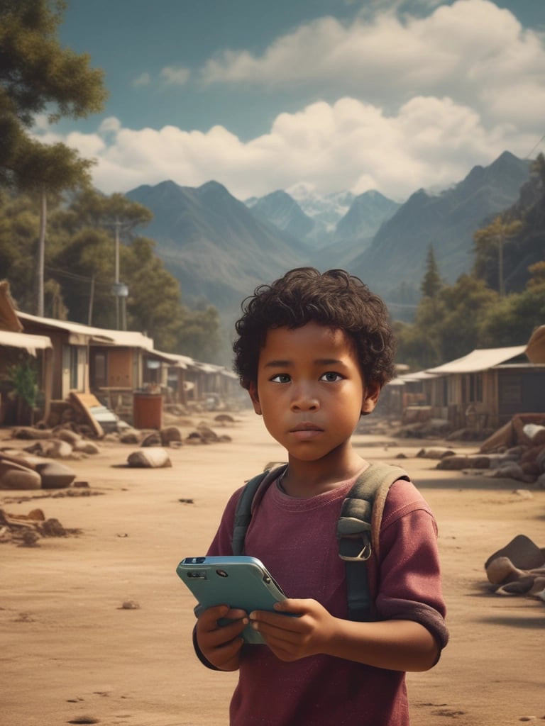 A warm, inviting museum entrance bathed in soft afternoon light, with community members gathering outside.