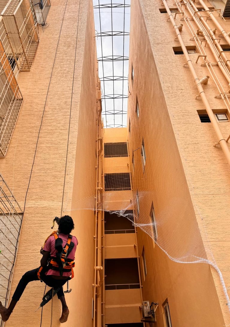 best safety nets installation in bangalore