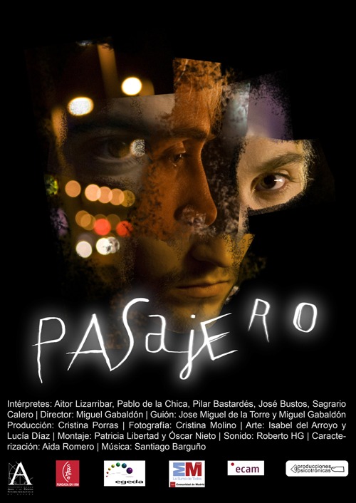 Pasajero. Cartel de cine.