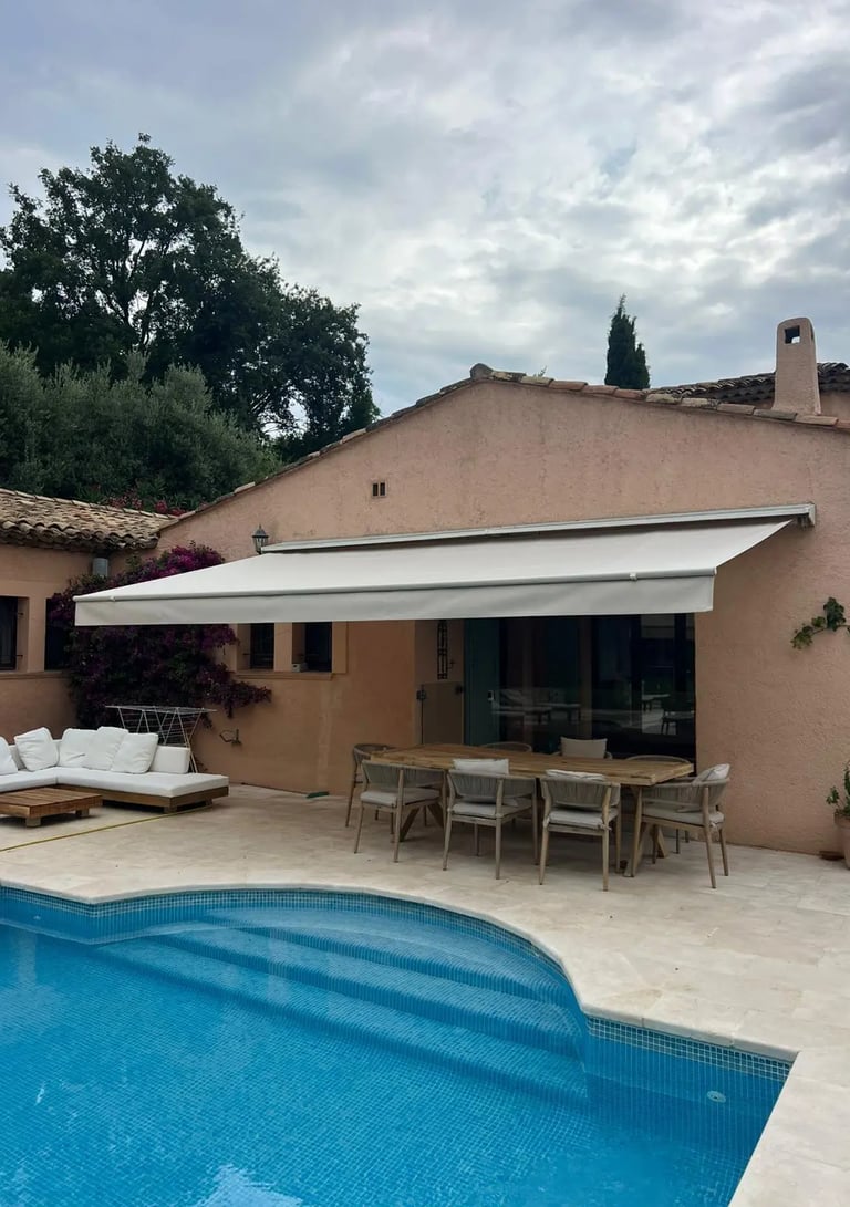 Toile de store beige 