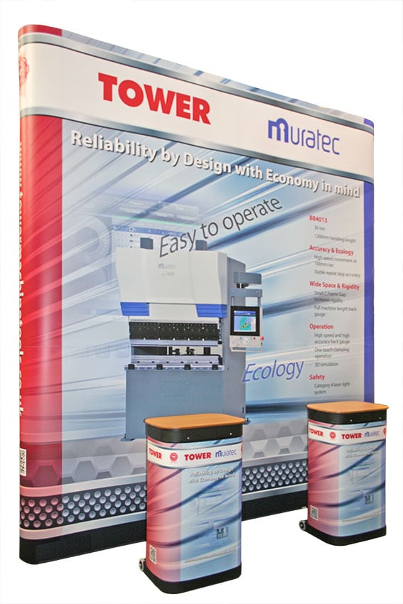 3m High pop up exhibition stand