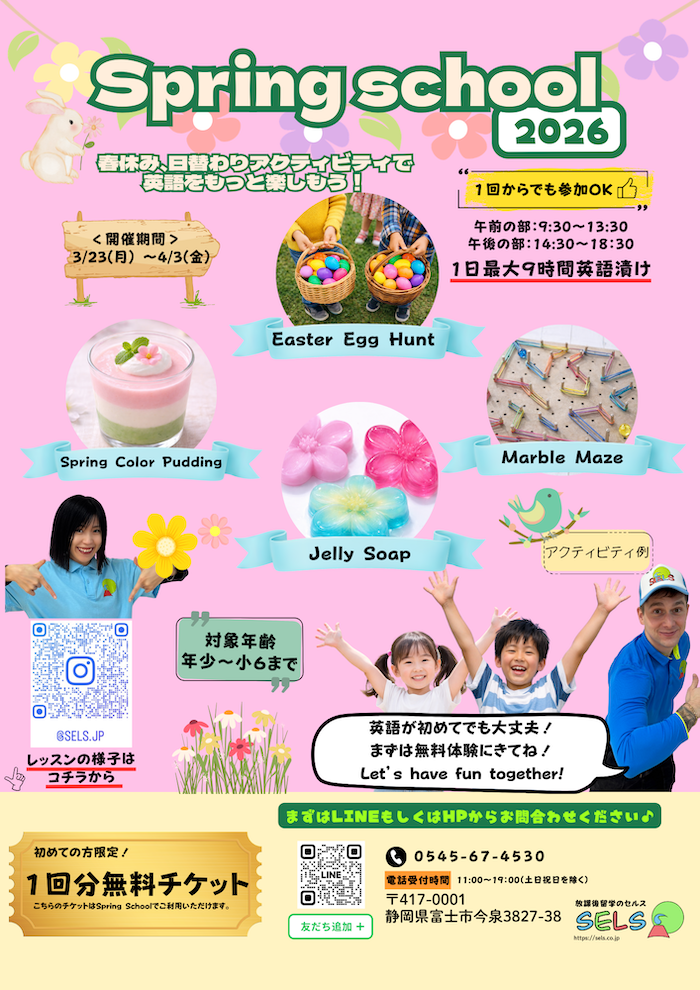 Spring school flayer